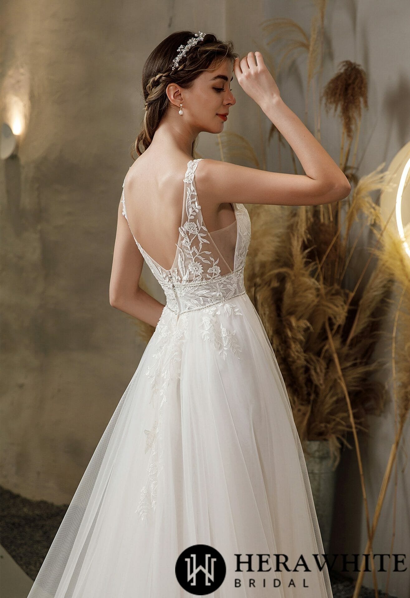 Robe de Mariée Fleur Rouge | Princesse Fleurie